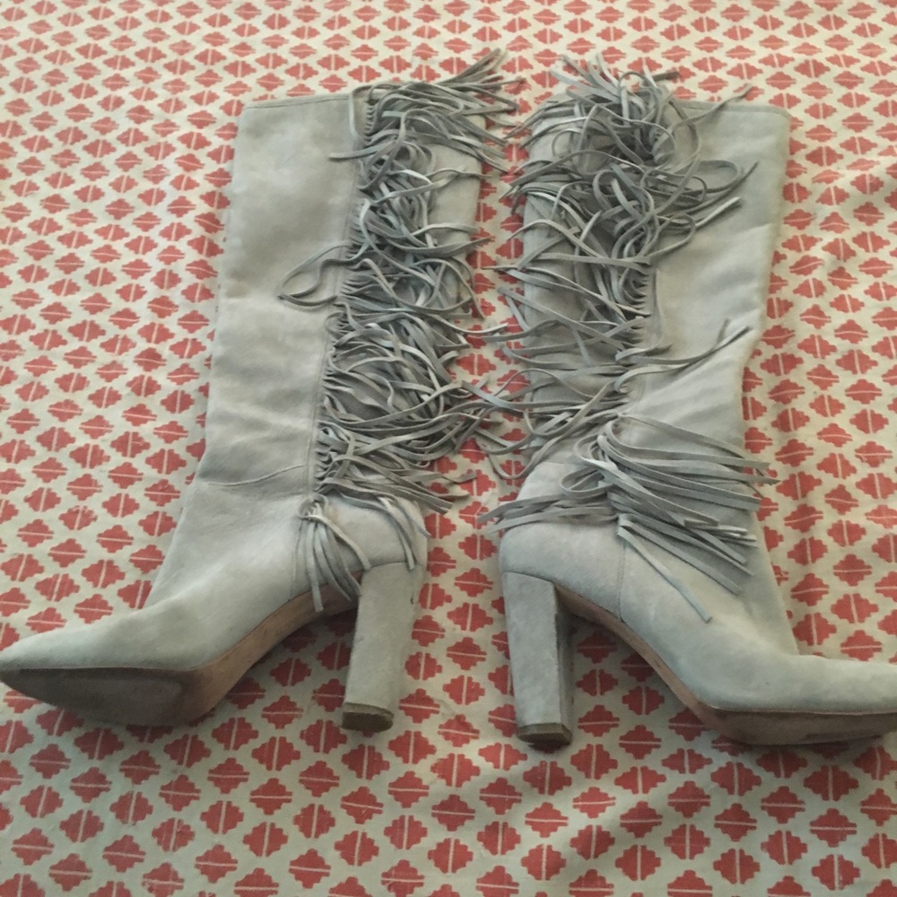Ralph Lauren Suede Dress Boots